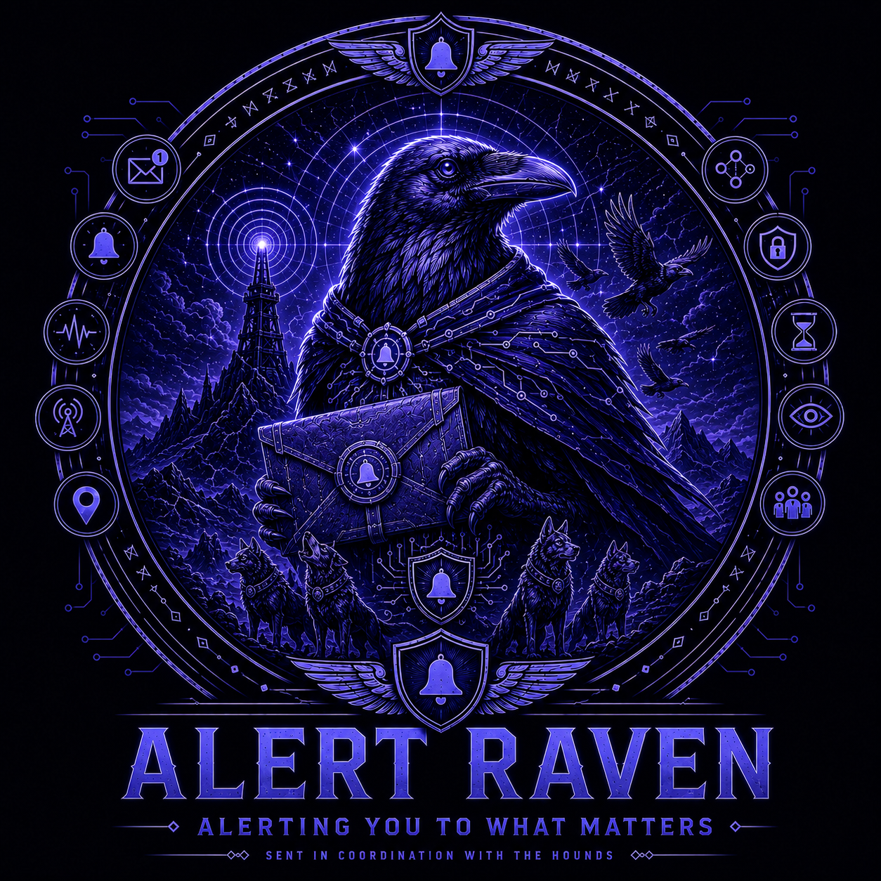ALERT RAVEN crest